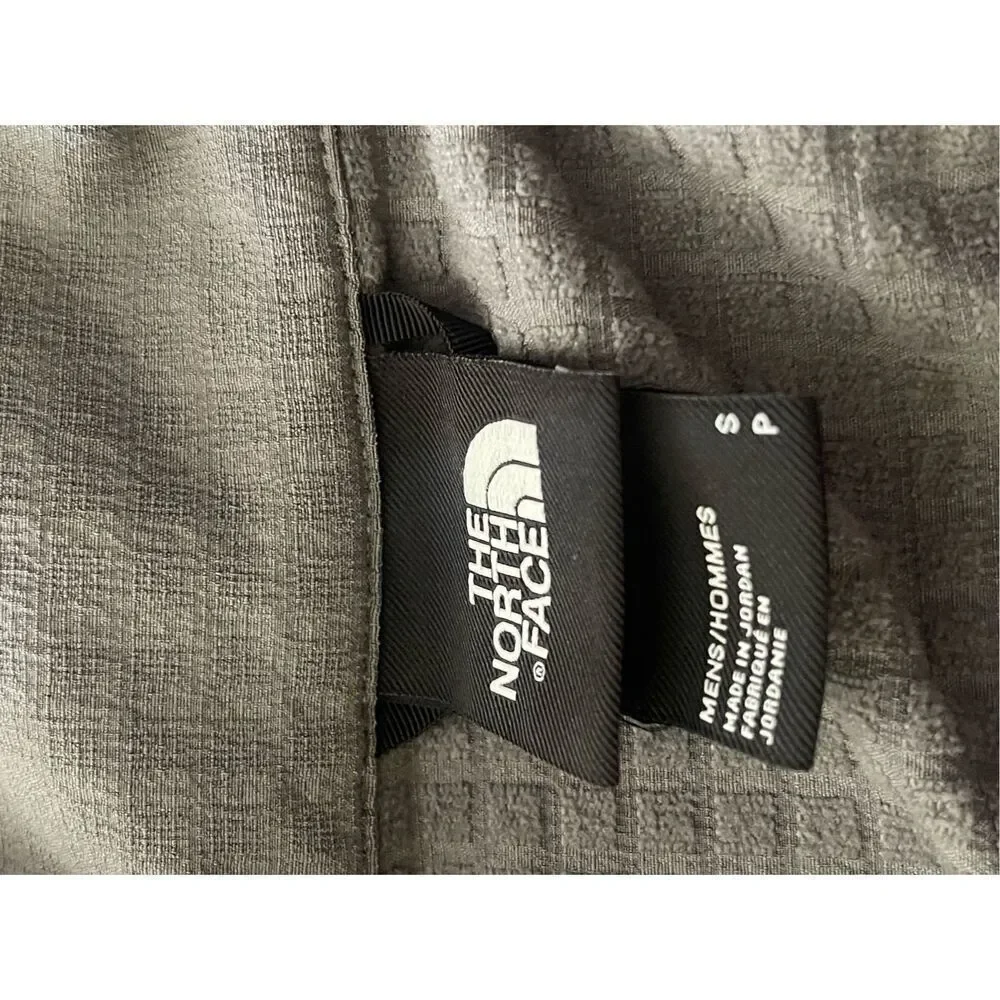 The North Face Mens Gray Tekware Grid 1/4-Zip FlashDry Pullover Jacket Small